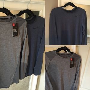 Nike Dry Fit + UA Heat Gear Shirts